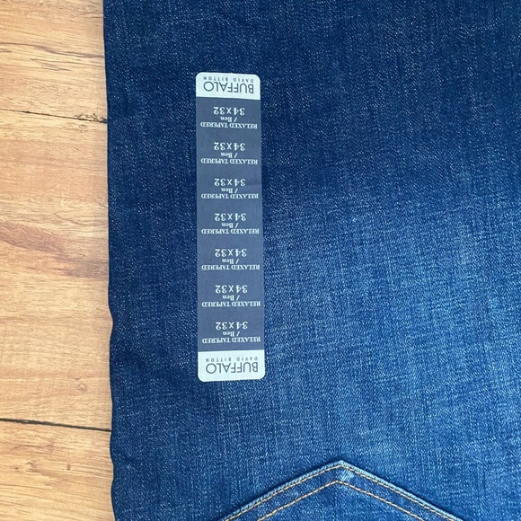 Buffalo Blue Straight Jeans Authentic Denim - Picture 10 of 16